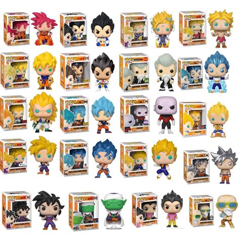 Funko Pop Animation Dragonball Dragon Ball Z Goku Vegeta Gohan Broly Master Roshi Piccolo