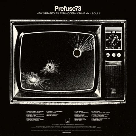 Prefuse 73 New Strategies For Modern Crime Vol 2 CD Rough Trade