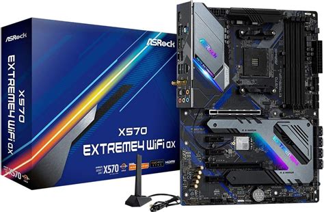 Asrock X570 Extreme4 Wifi Ax Am4 Amd X570 Sata 6gbs Atx Amd