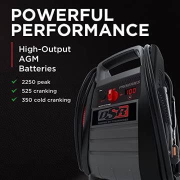 Schumacher DSR116 DSR Pro Series 12V Jump Starter With Inverter