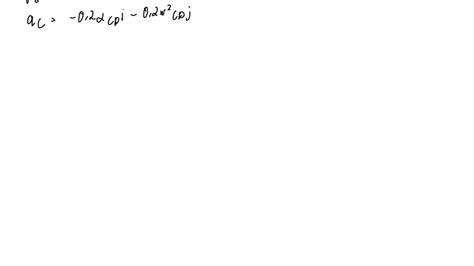 SOLVED If Member A B Has The Angular Motion Shown Determine The