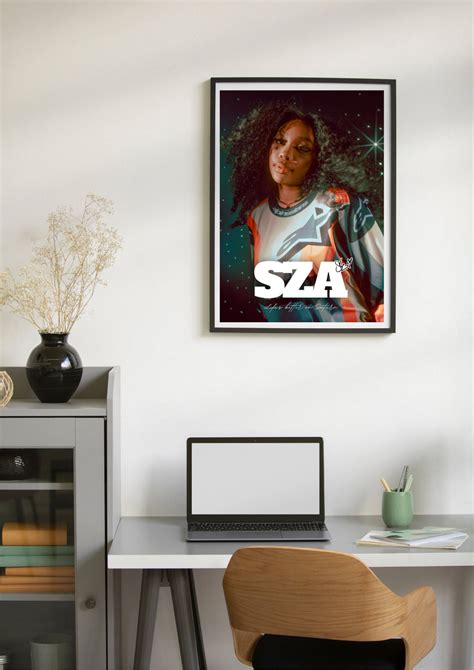 Sza Saturn Poster Rnb Artist Poster Randb Artist Poster New Release