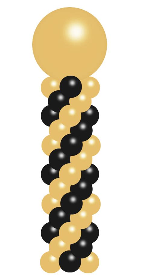 Traditional Spiral Balloon Column