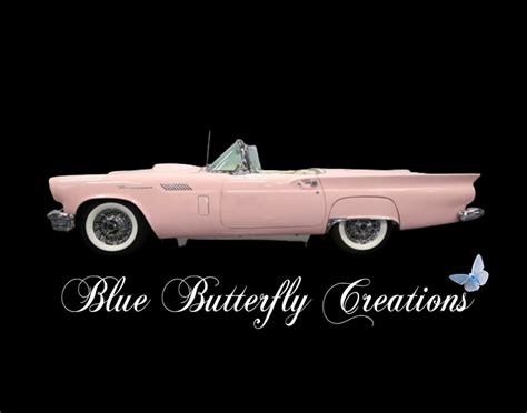 1957 Pink Ford Thunderbird Digital PNG, Ford Classic Car PNG, Antique Ford PNG, Pink Vintage ...