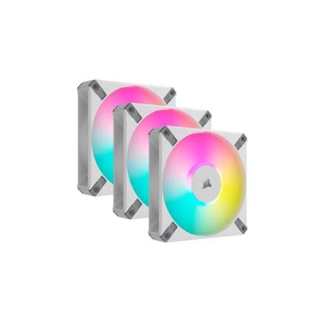 Corsair Icue Af Rgb Elite Mm Pwm Triple Fan Kit White Geewiz