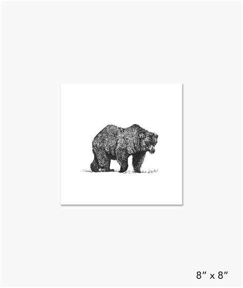 Bear Art Print - Etsy