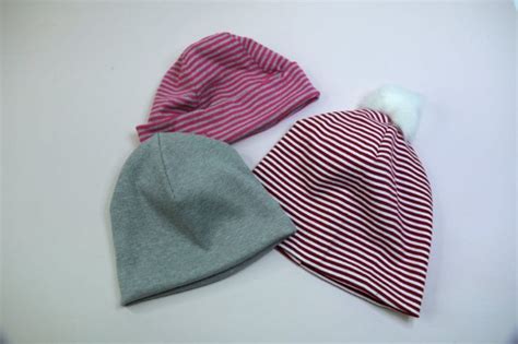 Beanie nähen mit gratis Schnittmuster in 15 min genäht Baby beanie