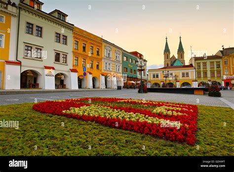 Main Square Of Kromeriz City In Moravia Czech Republic Stock Photo Alamy