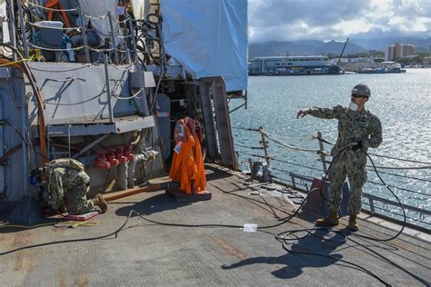 DVIDS - Images - Seabees Work aboard USS Hopper [Image 2 of 3]