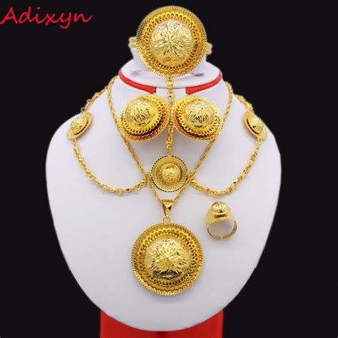 New Traditional Festival Jewelry K Gold Color Party Wedding