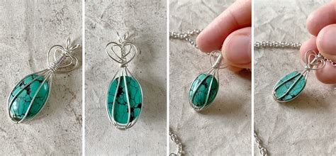 How To Make A Wire Wrapped Cabochon Pendant