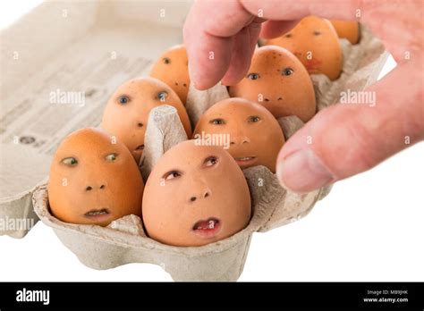 Eggs With Faces Hi Res Stock Photography And Images Alamy