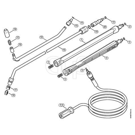 Genuine Stihl Re110 P Spray Lance Wand High Pressure Hose 06 2019 Ghs