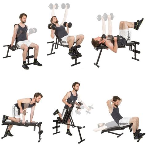 Tectake Banc De Musculation Universel Banc Halt Res Exercices