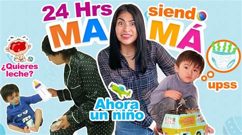 24 HORAS siendo MAMÁ MÁS DIFÍCIL QUE UNA NIÑA GRAN RETO