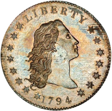 Value Of A 1794 BB 1 Flowing Hair Silver Dollar Rare Coin Buyers