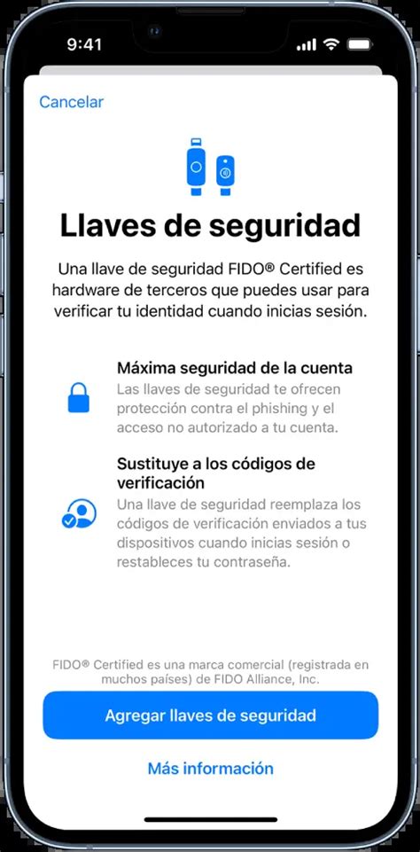 Qué significa iniciar sesión con una llave de seguridad Haras Dadinco