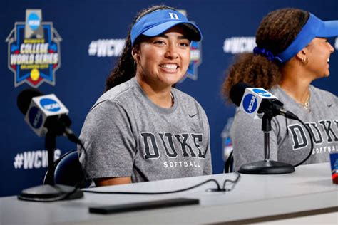 Duke Softball Hits The Field For College World Series Practice Media Day