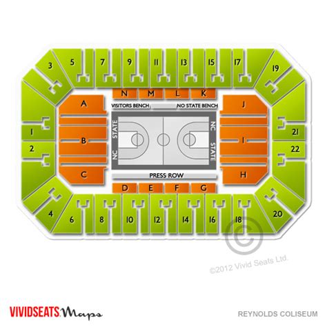 Reynolds Coliseum Seating Chart | Vivid Seats