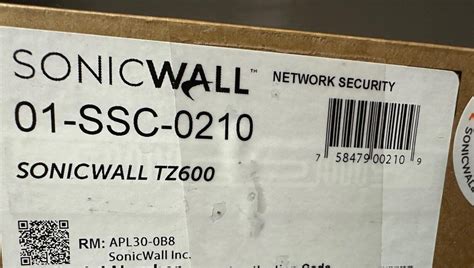 SonicWall TZ600 Firewall 01 SSC 0210 New Sealed Box EBay