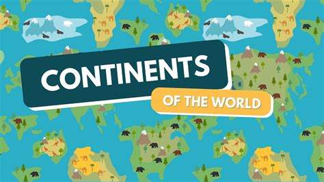 Continents Of The World El Mundo Y Sus Continentes En Ingles