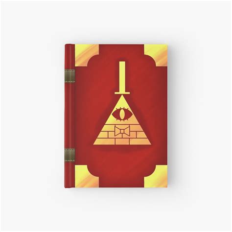 Gravity Falls Inspired Book Of Cipher Red Hardcover Journal For Sale