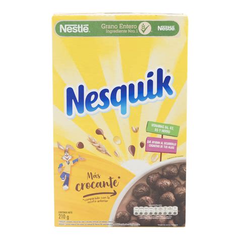 Cereales A Bas Maiz Sab Choc Nesquik 210 Supermercados Stock