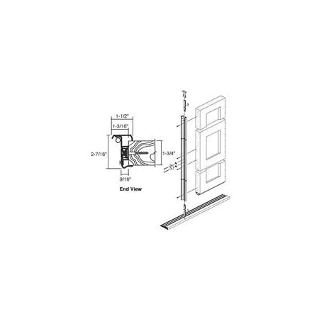 T Astragals For Your Double Door Heavy Duty Satin Anodized