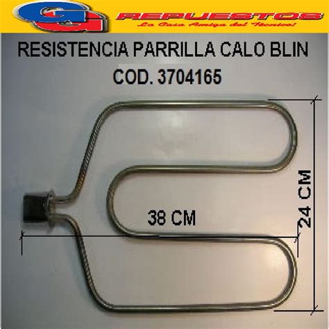 Resistencia Parrilla Electrica Calo Blin Modelo Caloblin Di Ametro