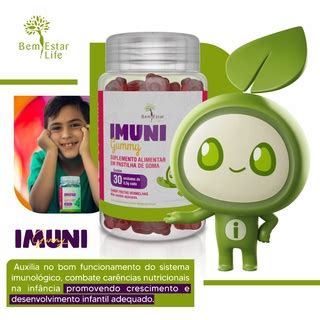 Imuni Gummy Gominhas Bem Estar Life Shopee Brasil