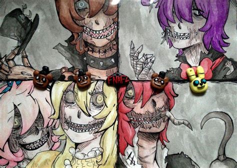 Fnaf 4 Humans Five Nights At Freddys Amino