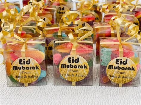 Eid Mubarakramadan Mubarak Favour Boxes Prefilled Personalised