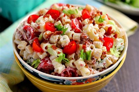 Creamy Blt Pasta Salad With Ranch Dressing Pumpkin N Spice