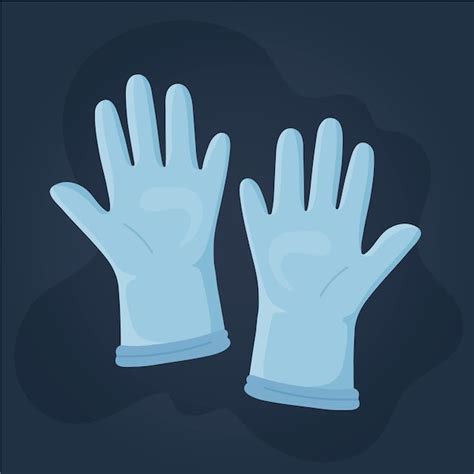 Ilustración de guantes protectores Vector Gratis