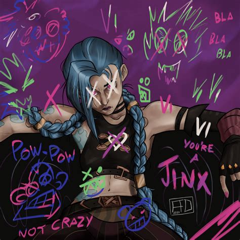 Fanarts Of Jinx Arcane Domestika