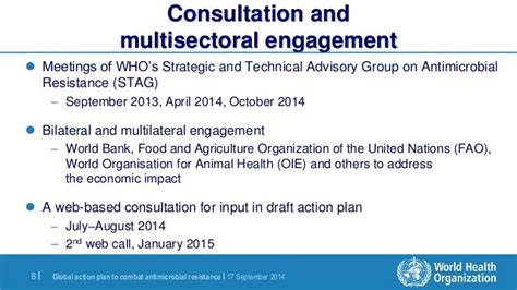 Global Action Plan To Combat Antimicrobial Resistance