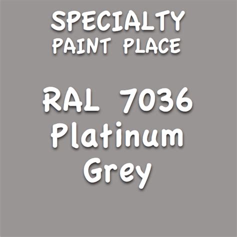 RAL 7036 Platinum Grey 16oz Aerosol Can