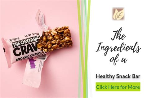 The Ingredients of a Healthy Snack Bar