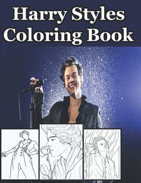 Harry Styles Coloring Book Harry Styles Dots Lines Spirals Coloring