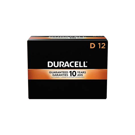 Duracell Coppertop D Alkaline Batteries Long Lasting Mercury Free