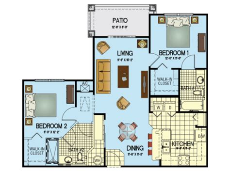 Floor Plans | Vista Park | Concord Rents | Concord Management ...