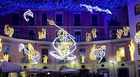 Luci D Artista In Salerno 2018 2019 Santa Claus Village Markets And