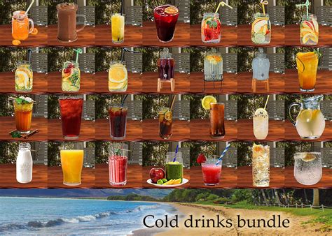 Cold Drinks: 28 High-res PNG Images - Etsy