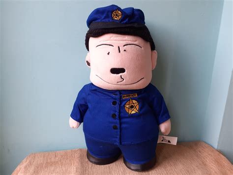 Huge Officer Barbrady Rare South Park Plush Soft Stuffed Toy Etsy