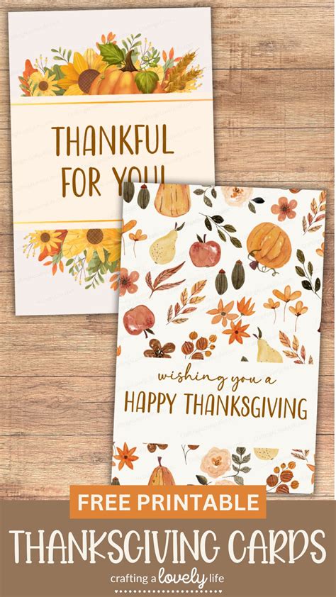 Free Printable Thanksgiving Cards