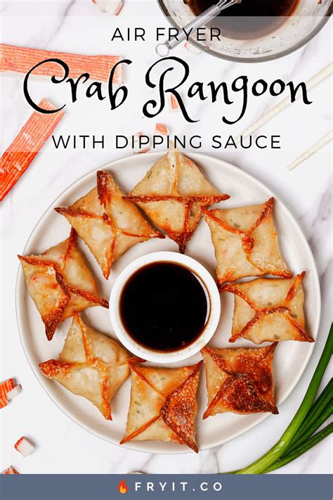 The Tastiest Air Fryer Crab Rangoon Recipe +Upgraded Dipping Sauce 🥟🥢