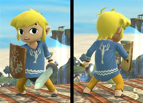 Outset Toon Link Super Smash Bros Wii U Mods