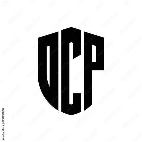 Ocp Letter Logo Design Ocp Modern Letter Logo With Black Background