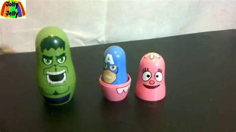 Star Wars Avengers And Yo Gabba Gabba Nesting Dolls Youtube