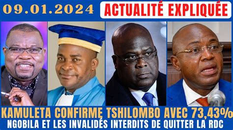 ACTU EXPLIQUÉE 09 01 K BADIBANGA CONFIRME LA SÉLECTION DE TSHILOMBO